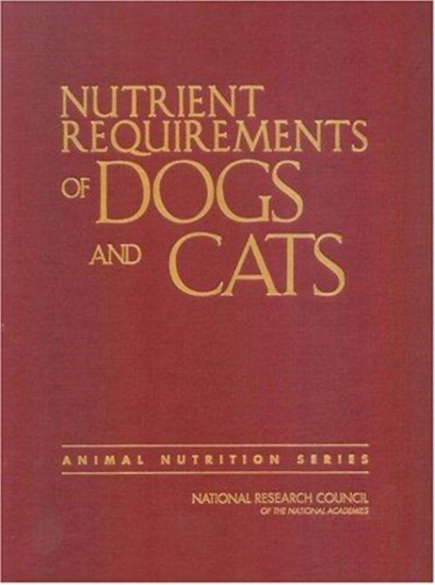 Book cover for the book: Nutrient Requirements of Dogs and Cats